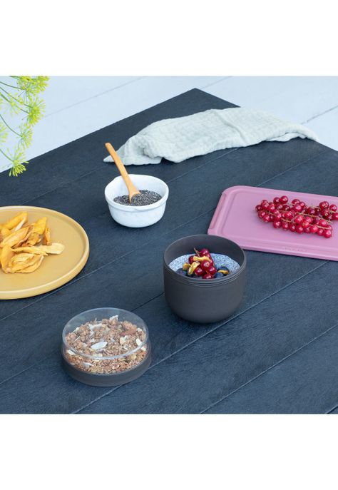 Bol de desayuno Make & Take 0,5L plástico - Dark Grey-7