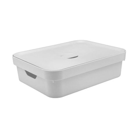 Caja Cube M Con Tapa Blanco-0