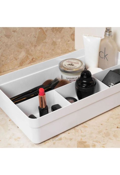 Organizador De Cajón Logic 4 secciones Gris-1