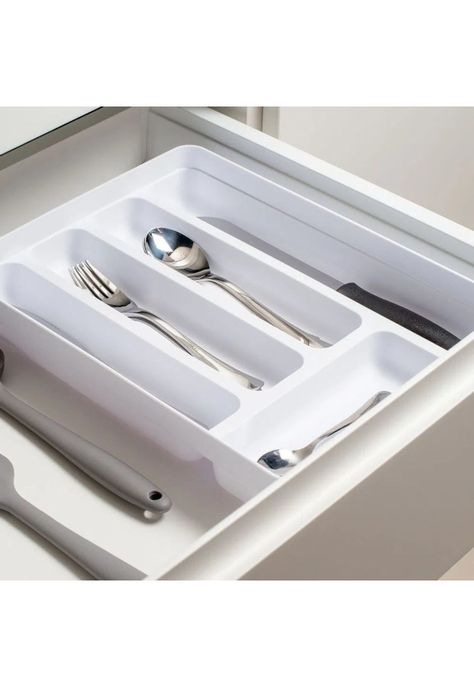Organizador de cubiertos Logic Blanco -1