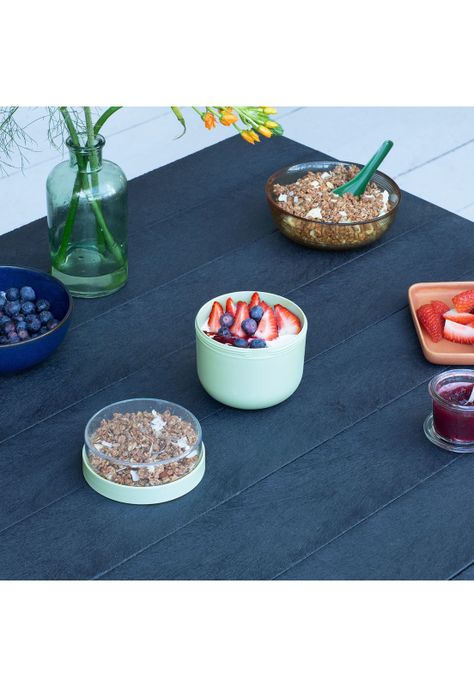 Bol de desayuno Make & Take 0,5L plástico - Jade Green-6