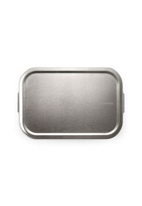 Contenedor para almuerzo Make & Take Bento grande acero inoxidable - Matt Steel-3