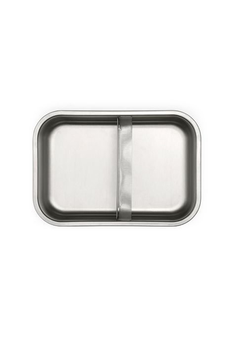 Contenedor para almuerzo Make & Take Bento grande acero inoxidable - Matt Steel-4