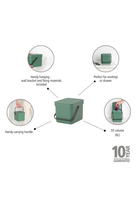 Basurero Sort & Go 6 Lt Fir Green-6