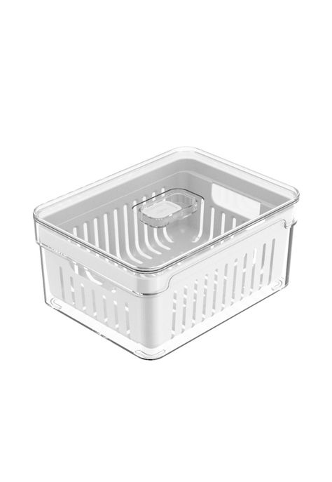 Organizador de Refrigerador con Cesta Clear Fresh 2,2 Lt-0