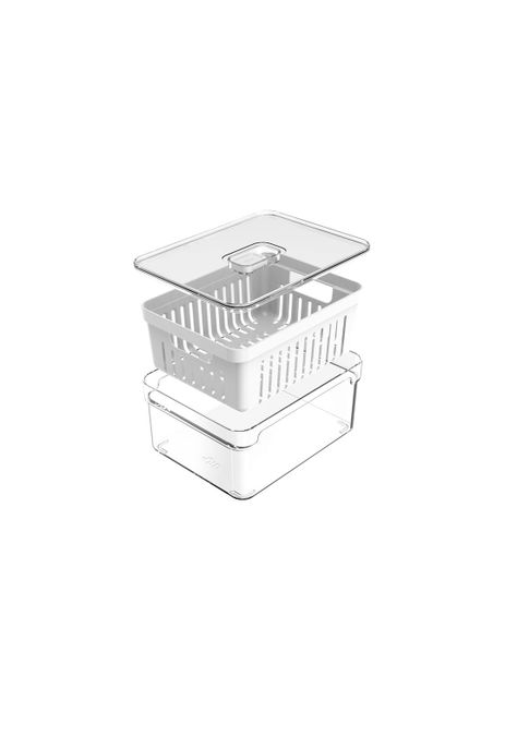 Organizador de Refrigerador con Cesta Clear Fresh 2,2 Lt-2
