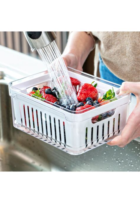 Organizador de Refrigerador con Cesta Clear Fresh 2,2 Lt-3
