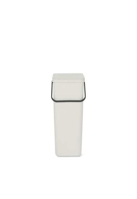 Basurero Reciclaje Sort & Go 40 Lt White-1