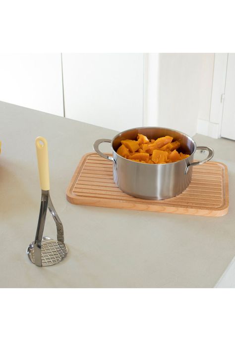 Triturador de patatas más cuchara Tasty+ - Vanilla Yellow-4