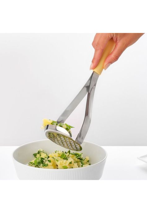 Triturador de patatas más cuchara Tasty+ - Vanilla Yellow-6