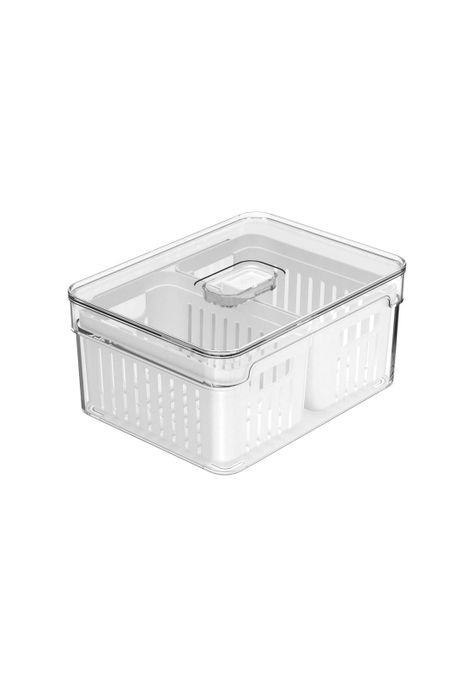 Organizador Clear Fresh 2 Cestas 2,2 lt Ou-0