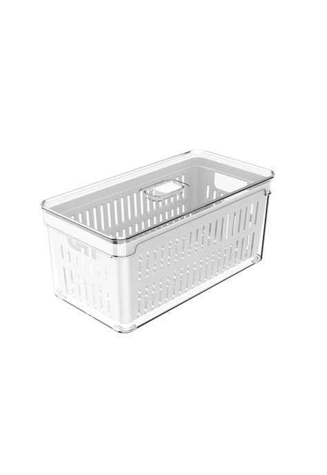 Organizador De Refrigerador Con Tapa Clear Fresh 30 x 15 x 13 Cm-0