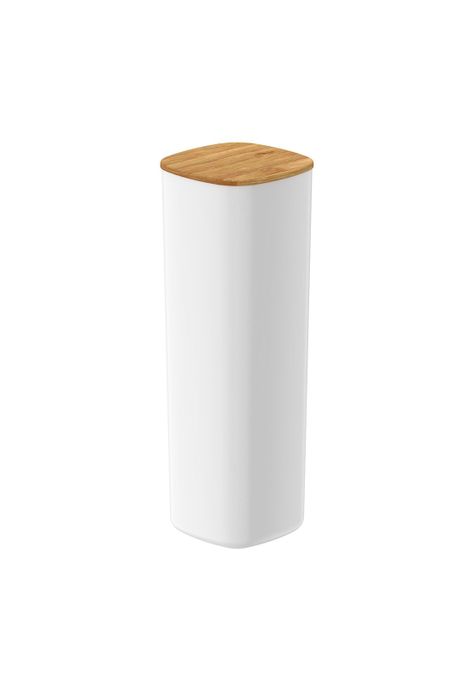Contenedor Hermético con Tapa Bambú Keep 2 lt Blanco Ou-0