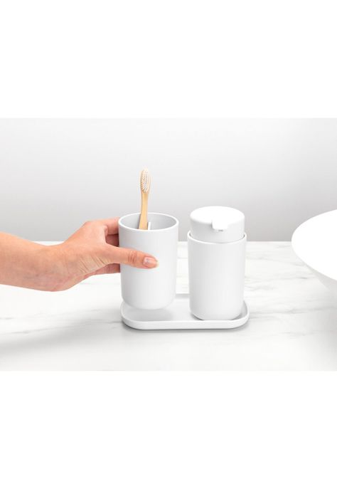Set de accesorios para el baño ReNew White-3