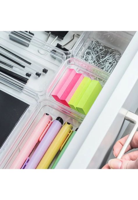  Organizador De Cajón Clear 30 X 7,5 X 5,6 Transparente-1