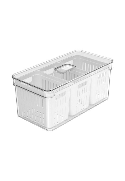 Organizador Clear Fresh 3 Cestas 5 lt Ou-0