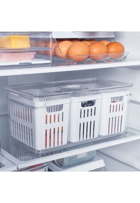 Organizador Clear Fresh 3 Cestas 5 lt Ou-2