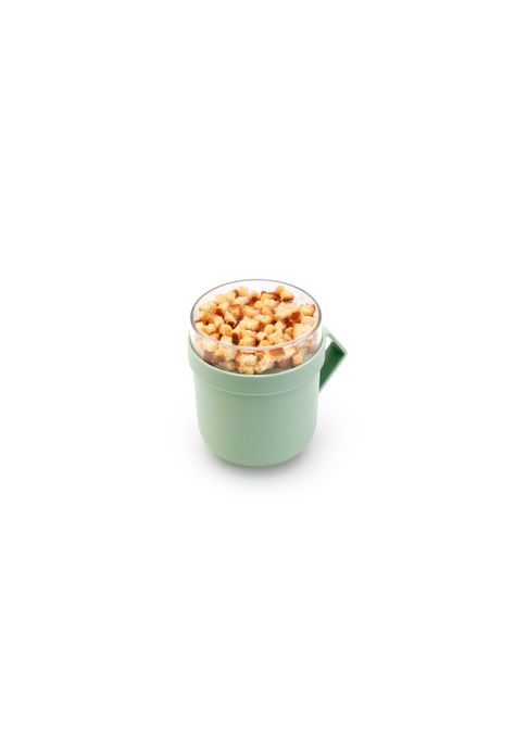 Taza para sopa Make & Take 0,6 L plástico - Jade Green-4