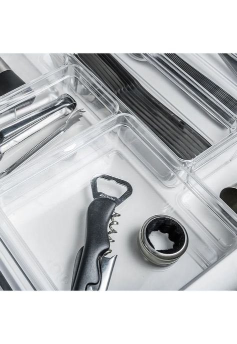 Organizador De Cajón Clear 15 x 15 x 5,6 Transparente-2