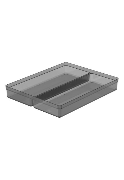 Organizador De Cajón Clear  37,5 X 30 X 5,6 Gris-0