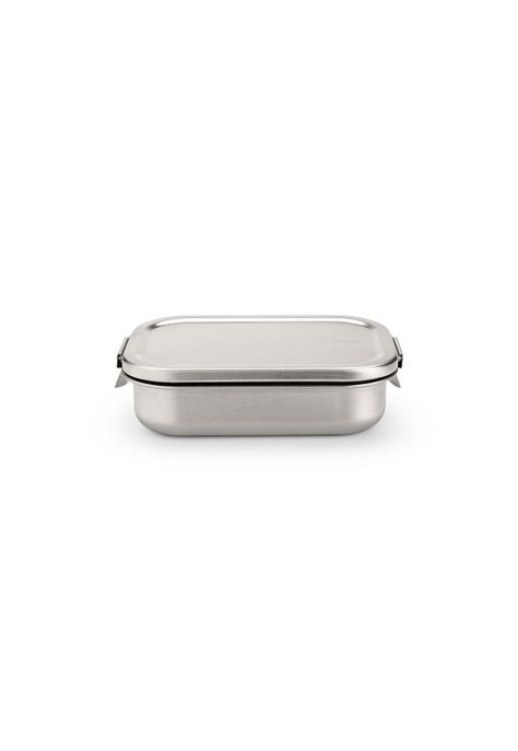 Contenedor para almuerzo Make & Take mediano acero inoxidable - Matt Steel-0