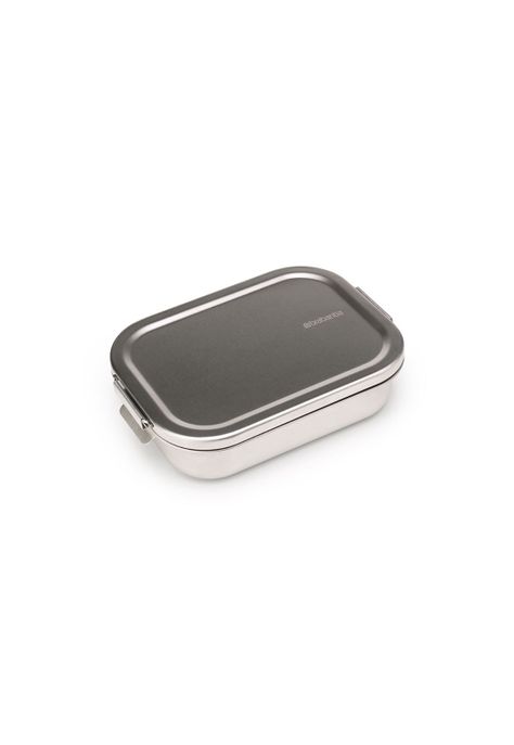 Contenedor para almuerzo Make & Take mediano acero inoxidable - Matt Steel-1
