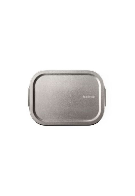 Contenedor para almuerzo Make & Take mediano acero inoxidable - Matt Steel-4