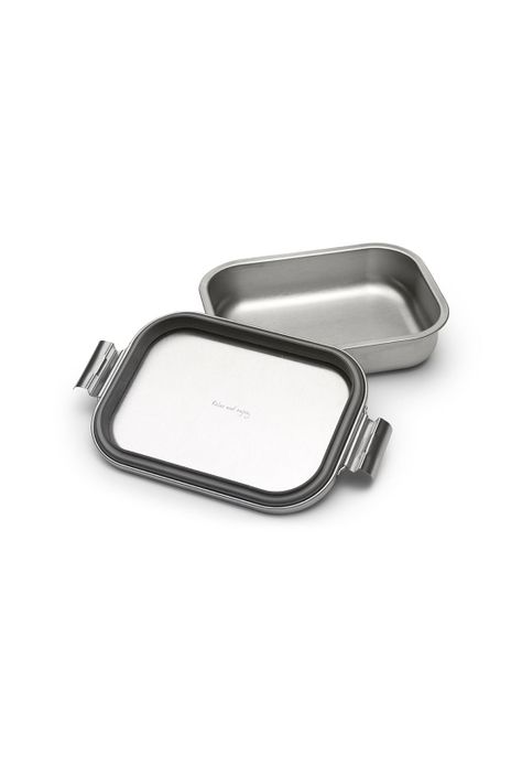 Contenedor para almuerzo Make & Take mediano acero inoxidable - Matt Steel-5