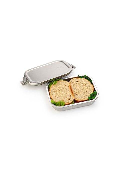 Contenedor para almuerzo Make & Take mediano acero inoxidable - Matt Steel-7