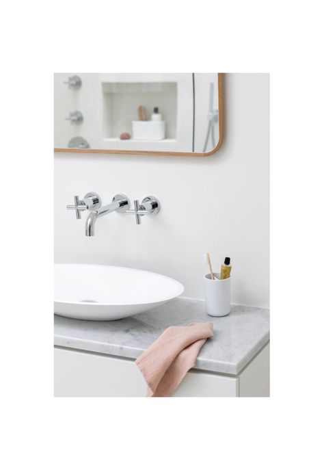 Vaso para cepillos de dientes ReNew White-4