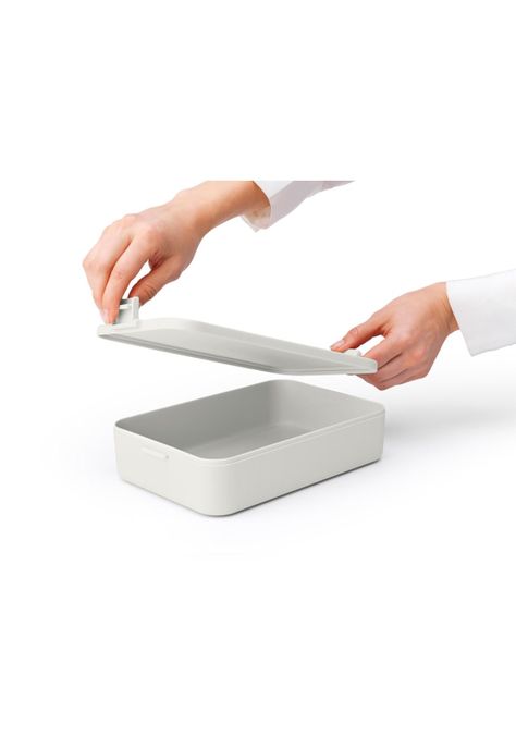 Contenedor para almuerzo Make & Take Grande Light Grey-3