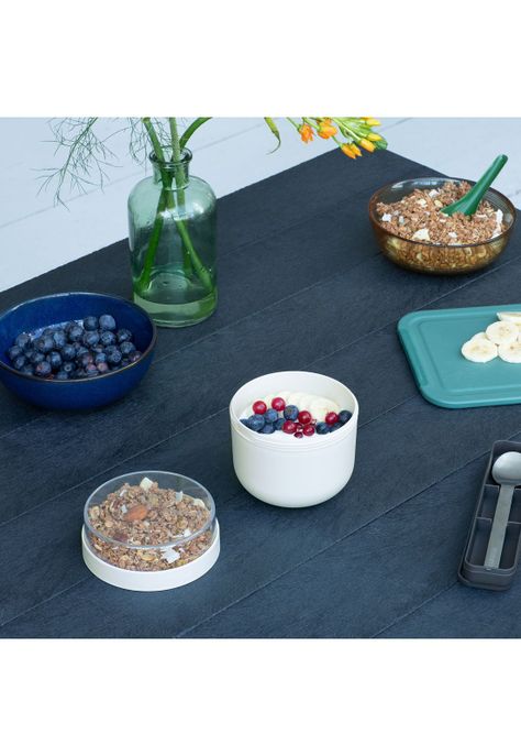Bol de desayuno Make & Take 0,5L plástico - Light Grey-6