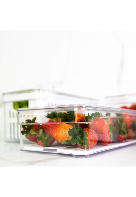 Organizador de Refrigerador Clear Fresh Con Tapa 30 x 15 x 7 cm-1