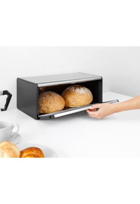 Panera de tapa abatible Matt Steel Fingerprint Proof-3