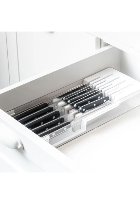  Organizador De Cuchillo Clear Blanco-1