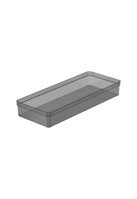 Organizador De Cajón Clear 37,5 X 15 X 5,6 Gris-0