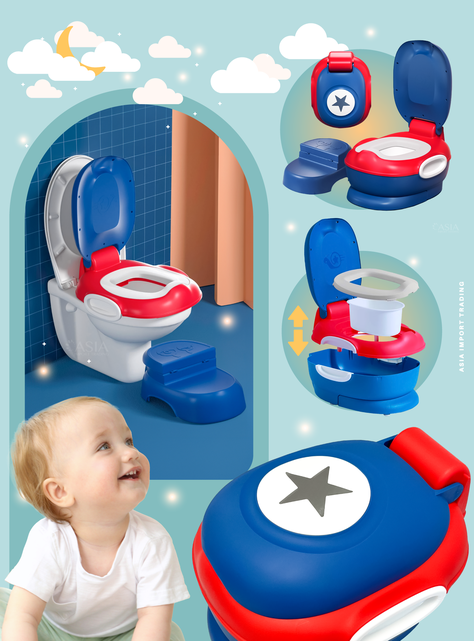 Baño para bebe 2 en 1 color Azul-1