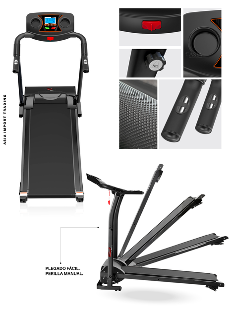 Trotadora TREADMILL II Negra-3