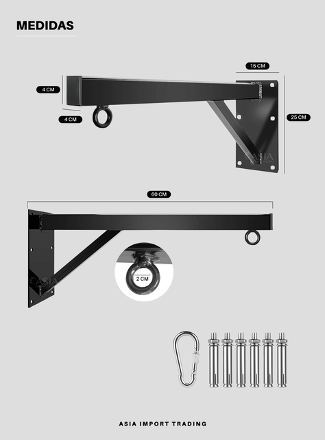 Soporte de pared para Saco de Box -2