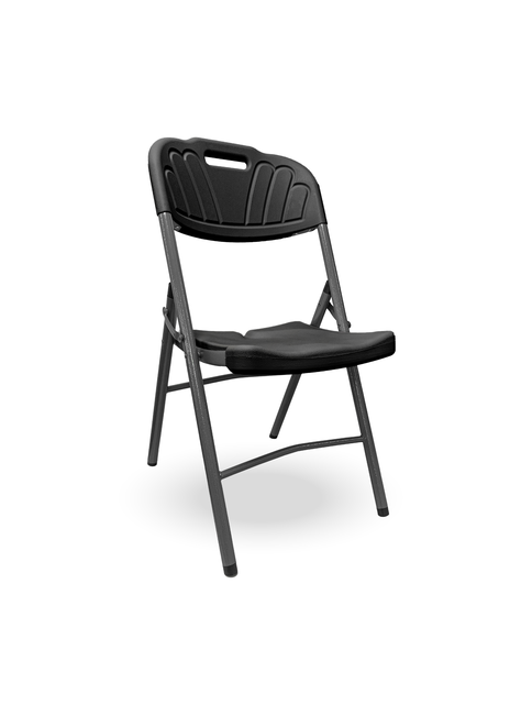Silla Negra Plegable-0