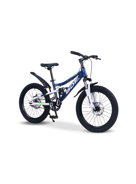 Bicicleta MTB Aro 20 Azul Doble Suspension-0