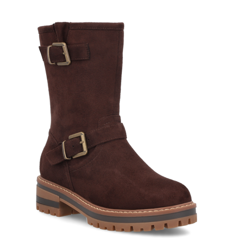BOTIN MUJER BROWN RT9205-1CF STYLO SHOES-0