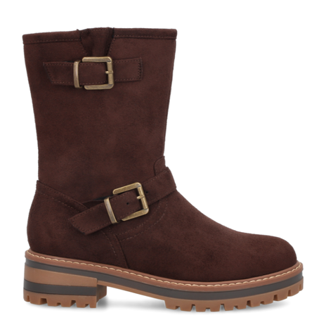 BOTIN MUJER BROWN RT9205-1CF STYLO SHOES-1