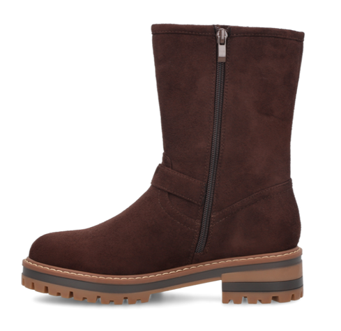 BOTIN MUJER BROWN RT9205-1CF STYLO SHOES-3