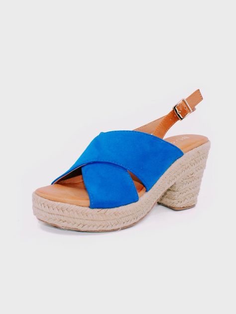 Sandalia Void azul Stylo Shoes-1