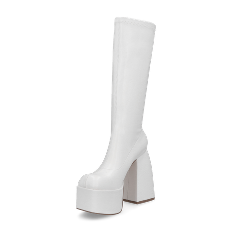 BOTA MUJER BLANCO B061 STYLO SHOES-3