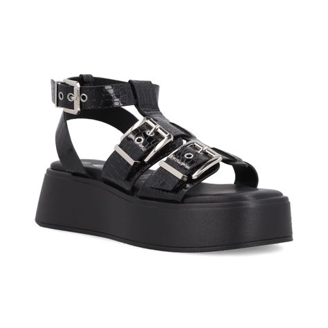 Sandalia Mujer Negro HY22499-0