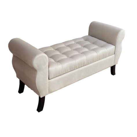 Banqueta Baúl Diva Color Beige-2