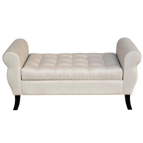 Banqueta Baúl Diva Color Beige-0