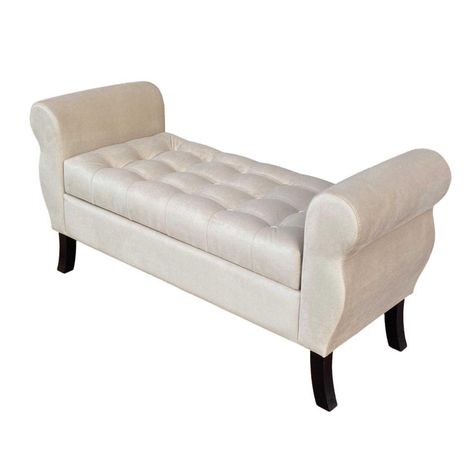 Banqueta Baúl Diva Color Beige-3